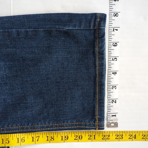 Nobo Distressed Studded Heart Capri Jeans Y2K Junior 13 Blue - Picture 16 of 16